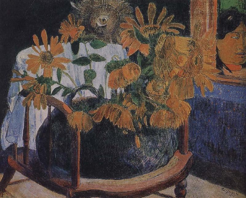 Paul Gauguin Sunflower china oil painting image